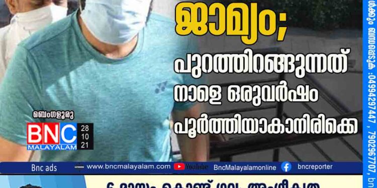 കള്ളപ്പണക്കേസില്‍ ബിനീഷ് കോടിയേരിക്ക് ജാമ്യം; പുറത്തിറങ്ങുന്നത് നാളെ ഒരുവര്‍ഷം പൂര്‍ത്തിയാകാനിരിക്കെ