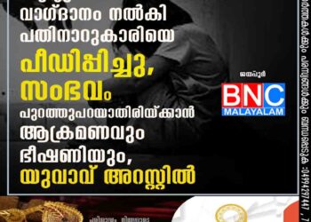 യുട്യൂബിൽ താരമാക്കാമെന്ന് വാഗ്ദാനം നൽകി പതിനാറുകാരിയെ പീഡിപ്പിച്ചു, സംഭവം പുറത്തുപറയാതിരിയ്ക്കാൻ ആക്രമണവും ഭീഷണിയും, യുവാവ് അറസ്റ്റിൽ