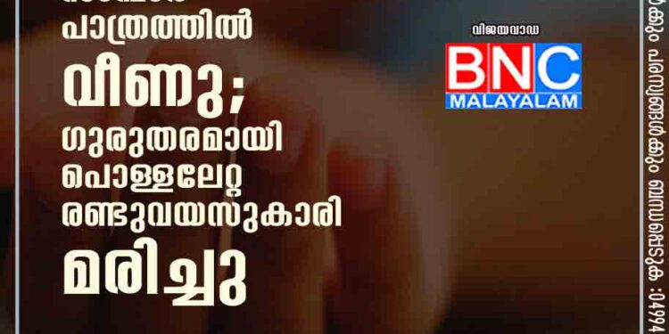 പിറന്നാൾ ആഘോഷത്തിനിടെ സാമ്പാർ പാത്രത്തിൽ വീണു; ഗുരുതരമായി പൊള്ളലേറ്റ രണ്ടുവയസുകാരി മരിച്ചു