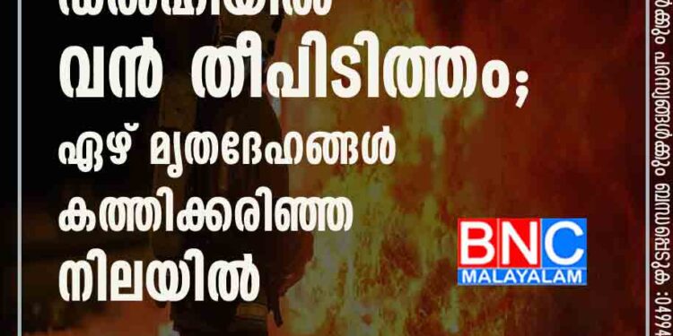 ഡൽഹിയിൽ വൻ തീപിടിത്തം; ഏഴ് മൃതദേഹങ്ങൾ കത്തിക്കരിഞ്ഞ നിലയിൽ