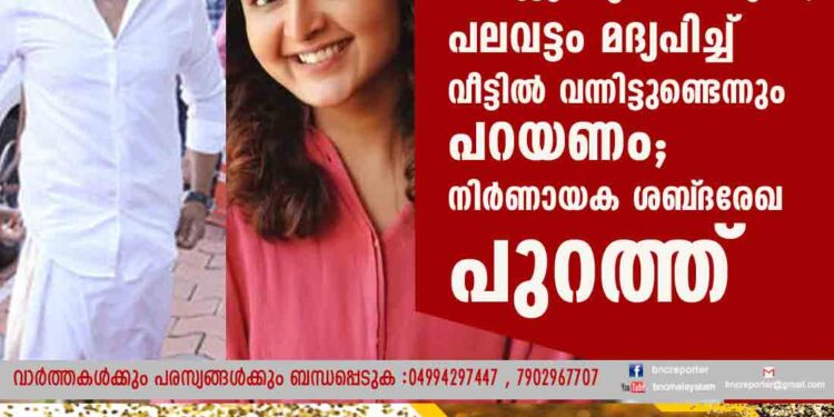 മഞ്ജു മദ്യപിക്കാറുണ്ട്, പലവട്ടം മദ്യപിച്ച് വീട്ടില്‍ വന്നിട്ടുണ്ടെന്നും പറയണം; നിർണായക ശബ്‌ദരേഖ പുറത്ത്