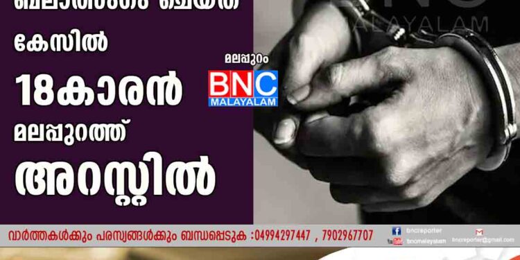 17കാരിയെ ബലാത്സംഗം ചെയ്ത കേസില്‍ 18കാരന്‍ മലപ്പുറത്ത് അറസ്റ്റില്‍