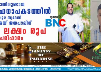 ദുബായിലുണ്ടായ വാഹനാപകടത്തിൽ ആലപ്പുഴ സ്വദേശി അക്ഷയ് ജയപാലിന് 87 ലക്ഷം രൂപ  നഷ്ടപരിഹാരം