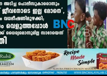 എന്നെ അടിച്ച പൊലീസുകാരൊന്നും ഇന്ന് ജീവനോടെ ഇല്ല മോനെ', ആദ്യം വധഭീഷണിമുഴക്കി; നേരം വെളുത്തപ്പോൾ എനിക്ക് ധൈര്യമൊന്നുമില്ല സാറേയെന്ന് പ്രതി