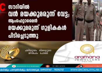 സൗദിയില്‍ വന്‍ മയക്കുമരുന്ന് വേട്ട; ആംഫെറ്റാമൈന്‍ മയക്കുമരുന്ന് ഗുളികകള്‍ പിടിച്ചെടുത്തു