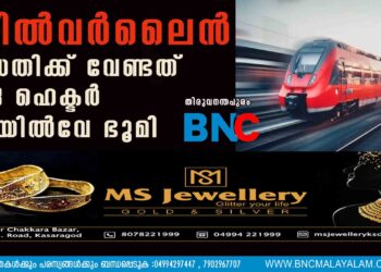 സിൽവർലൈൻ പദ്ധതിക്ക് വേണ്ടത് 108 ഹെക്ടര്‍ റെയില്‍വേ ഭൂമി