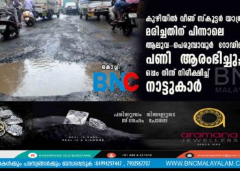 കുഴിയിൽ വീണ് സ്കൂട്ടർ യാത്രികൻ മരിച്ചതിന് പിന്നാലെ ആലുവ-പെരുമ്പാവൂർ റോഡിന്റെ പണി ആരംഭിച്ചു; ഒപ്പം നിന്ന് നിരീക്ഷിച്ച് നാട്ടുകാർ