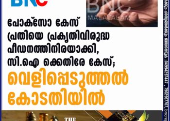 പോക്‌സോ കേസ് പ്രതിയെ പ്രകൃതിവിരുദ്ധ പീഡനത്തിനിരയാക്കി, CI-ക്കെതിരേ കേസ്; വെളിപ്പെടുത്തല്‍ കോടതിയില്‍