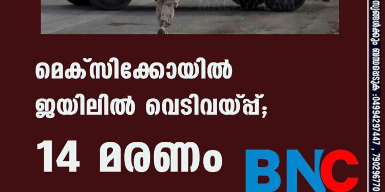 മെക്സിക്കോയില്‍ ജയിലില്‍ വെടിവയ്പ്പ്; 14 മരണം