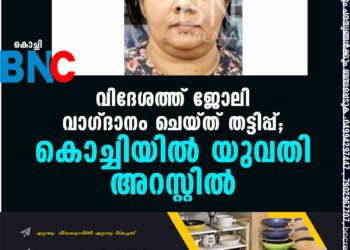 വിദേശത്ത് ജോലി വാഗ്ദാനം ചെയ്ത് തട്ടിപ്പ്; കൊച്ചിയില്‍ യുവതി അറസ്റ്റില്‍