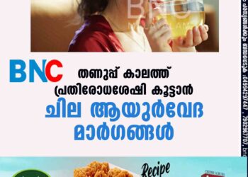 തണുപ്പ് കാലത്ത് പ്രതിരോധശേഷി കൂട്ടാൻ ചില ആയുർവേദ മാർഗങ്ങൾ