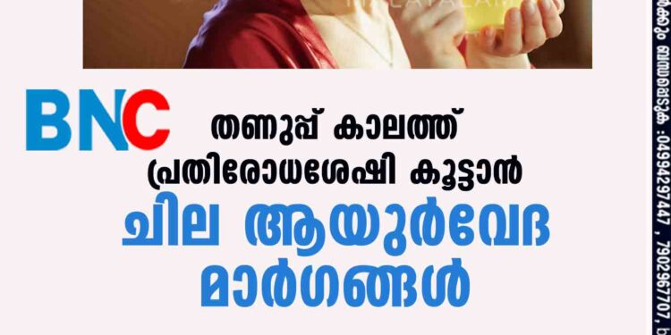 തണുപ്പ് കാലത്ത് പ്രതിരോധശേഷി കൂട്ടാൻ ചില ആയുർവേദ മാർഗങ്ങൾ