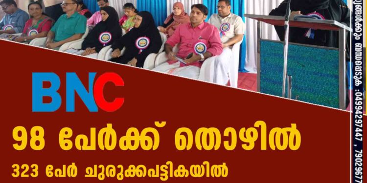 കുമ്പള നിയുക്തി 2022 മിനി ജോബ് ഫെയര്‍ 98 പേർക്ക് തൊഴിൽ 323 പേർ ചുരുക്കപട്ടികയിൽ