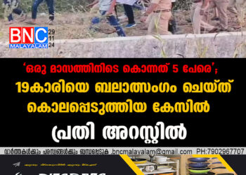 19കാരിയെ ബലാത്സം​ഗം ചെയ്ത് കൊലപ്പെടുത്തിയ കേസിൽ പ്രതി അറസ്റ്റിൽ