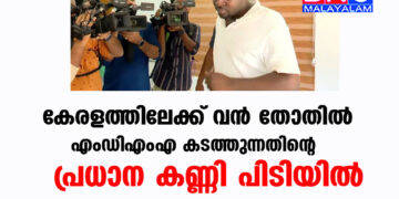 കേരളത്തിലേക്ക് വൻ തോതിൽ എംഡിഎംഎ കടത്തുന്നതിന്റെ പ്രധാന കണ്ണി പിടിയിൽ